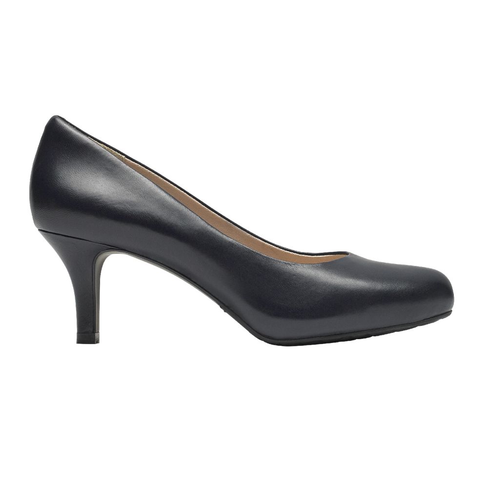 Rockport Canada Seven To 7 Low - Womens Pumps Navy (LZH382549)